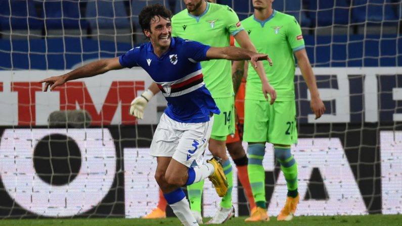 Samp-Lazio 3-0, i biancocelesti senza Immobile crollano a Marassi