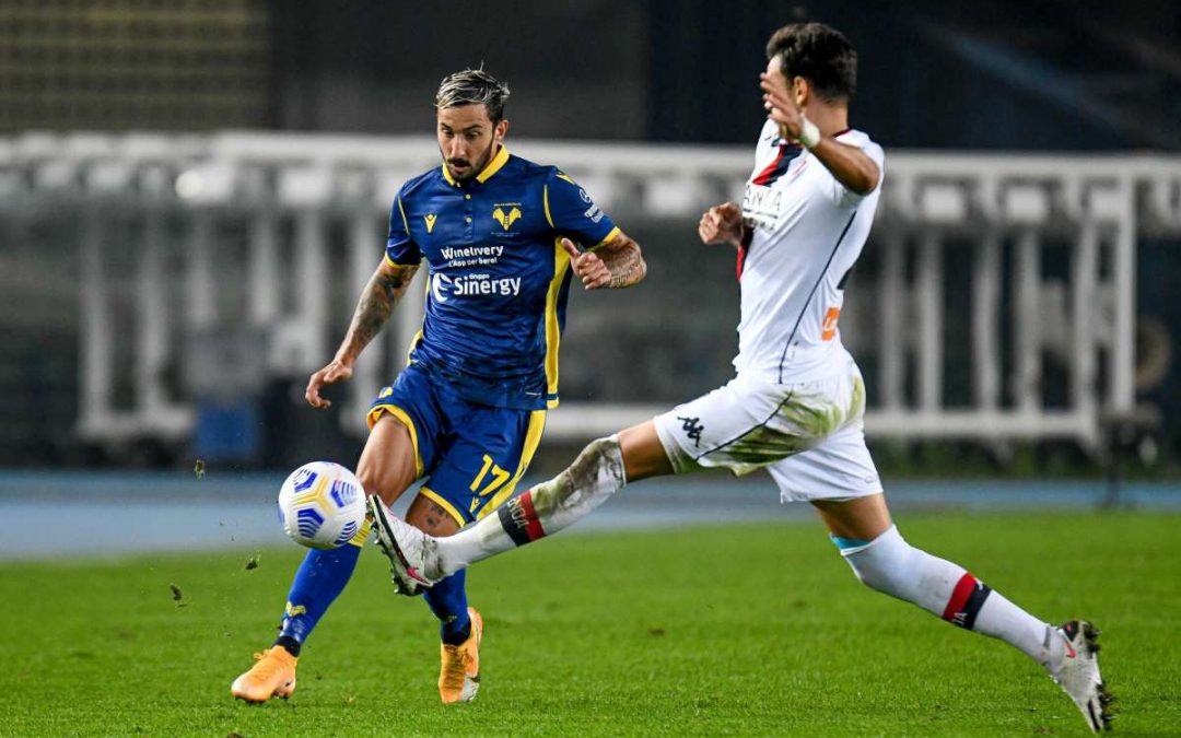 Finisce senza gol il posticipo fra Verona e Genoa