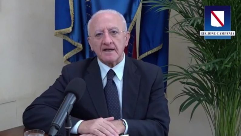 Coronavirus, De Luca “Lockdown se continua disparità contagiati-guariti”