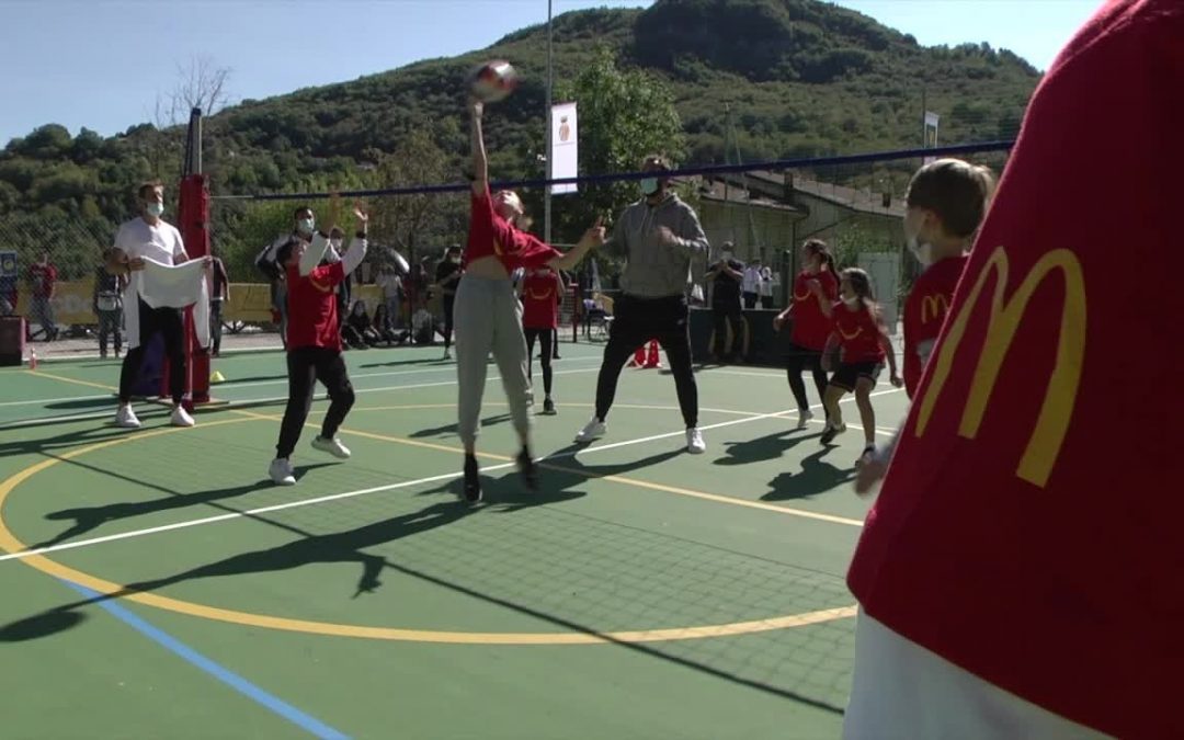 Belinelli, Ambrosini e Mazzanti con McDonald’s per ripartire dopo il sisma ad Arquata