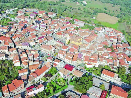 Un panorama di Fardella (PZ)