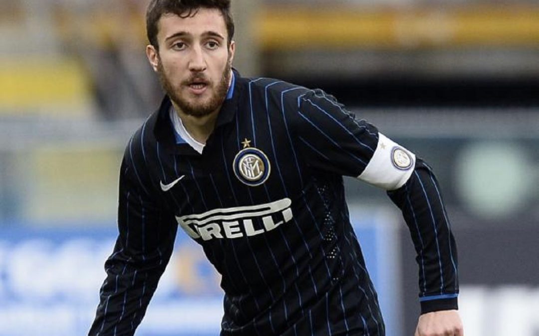 Giacomo Sciacca con la maglia dell'Inter