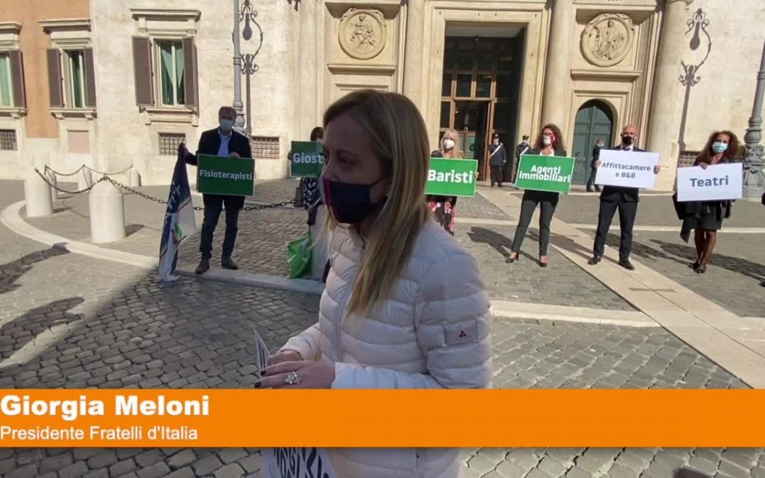 Coronavirus, flashmob Fdi per dare voce agli italiani