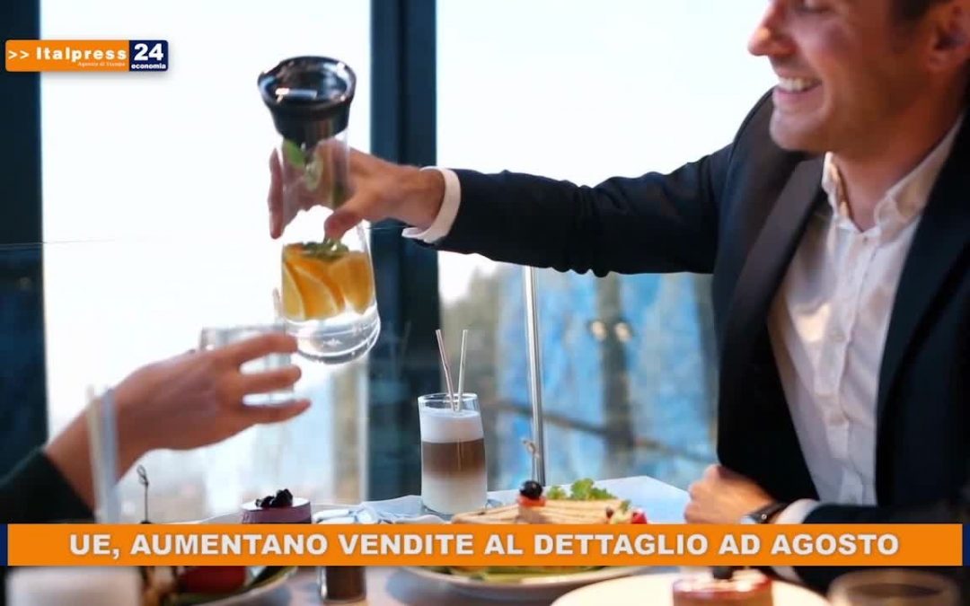 UE, aumentano vendite al dettaglio ad agosto