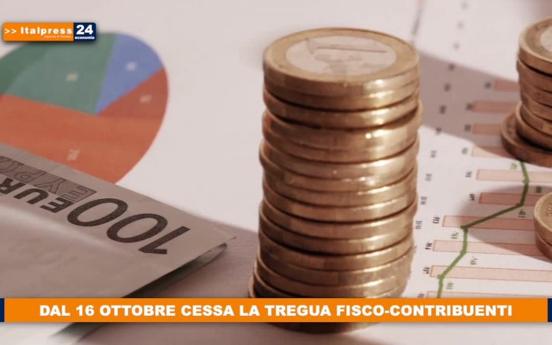 Dal 16 ottobre cessa la tregua fisco-contribuenti