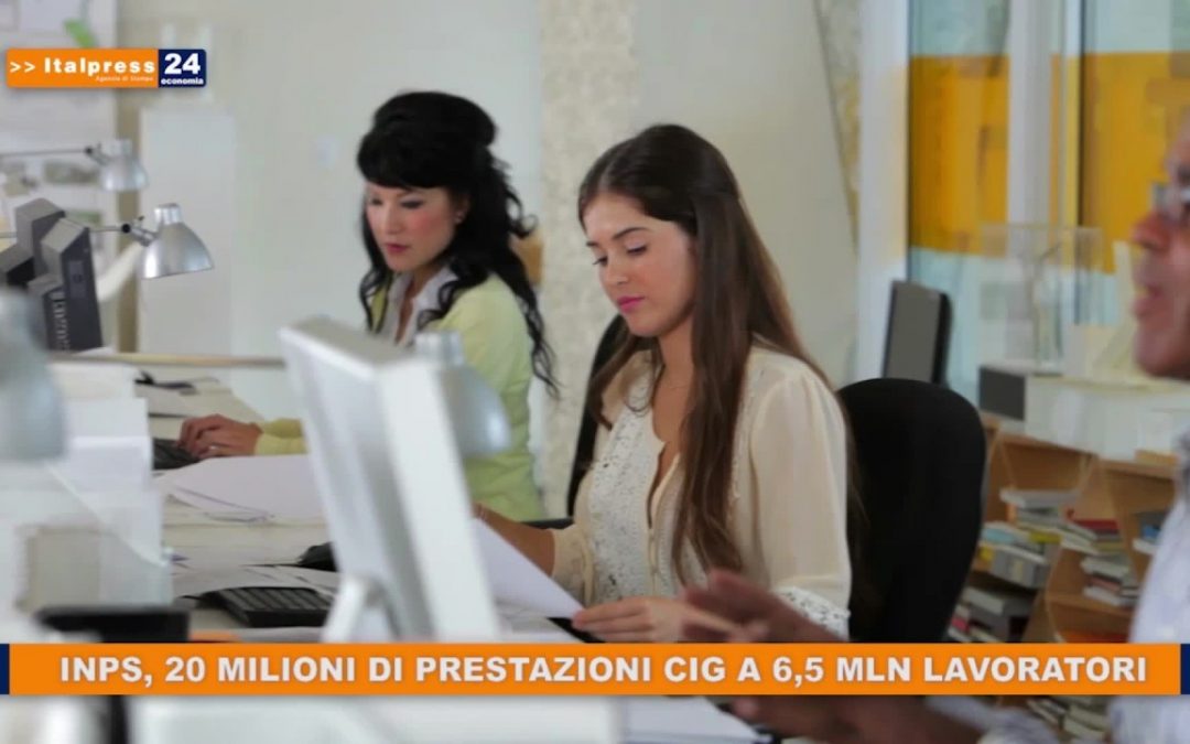 Inps, 20 mln di prestazioni cig