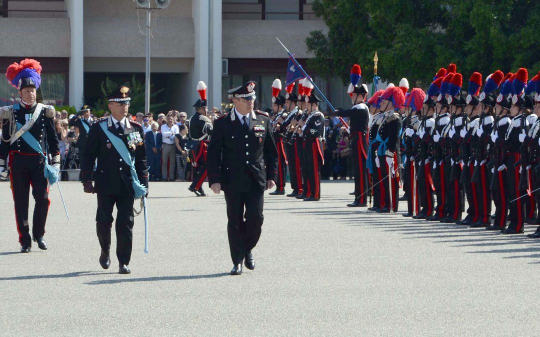Una manifestazione nella Scuola allievi Carabinieri di Reggio Calabria