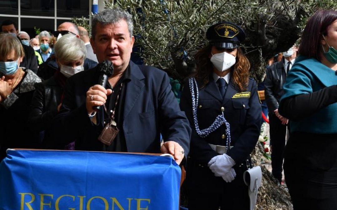 Nino Spirlì durante il suo intervento