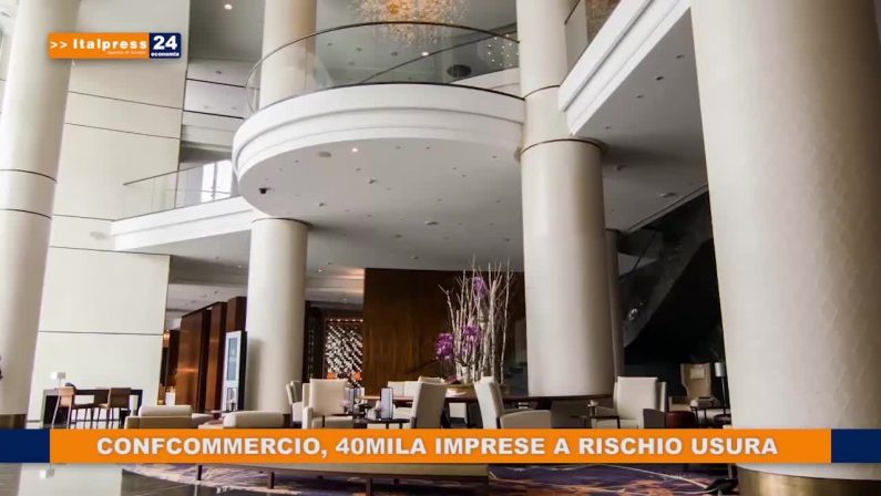 Confcommercio, 40mila imprese a rischio usura