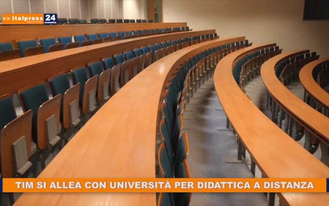 Tim si allea con università per didattica a distanza