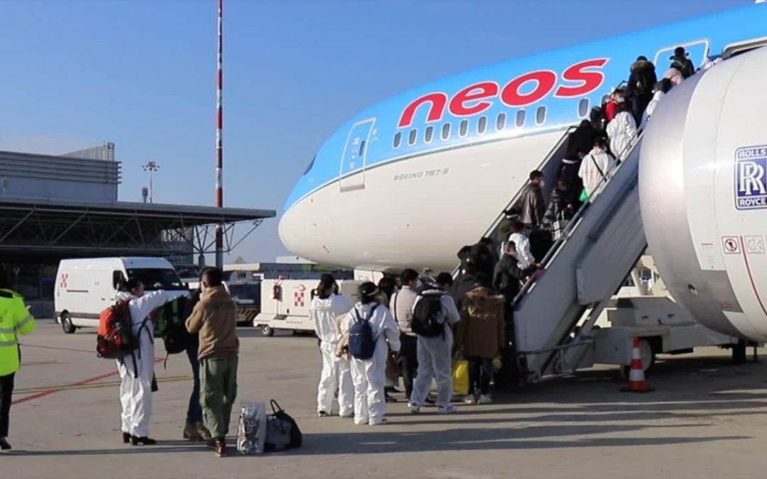 Decolla il primo volo internazionale Covid free con Neos