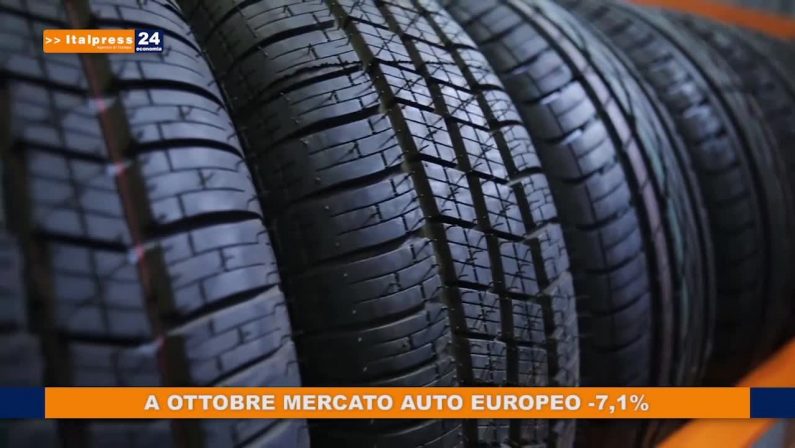 A ottobre mercato auto europeo -7,1%