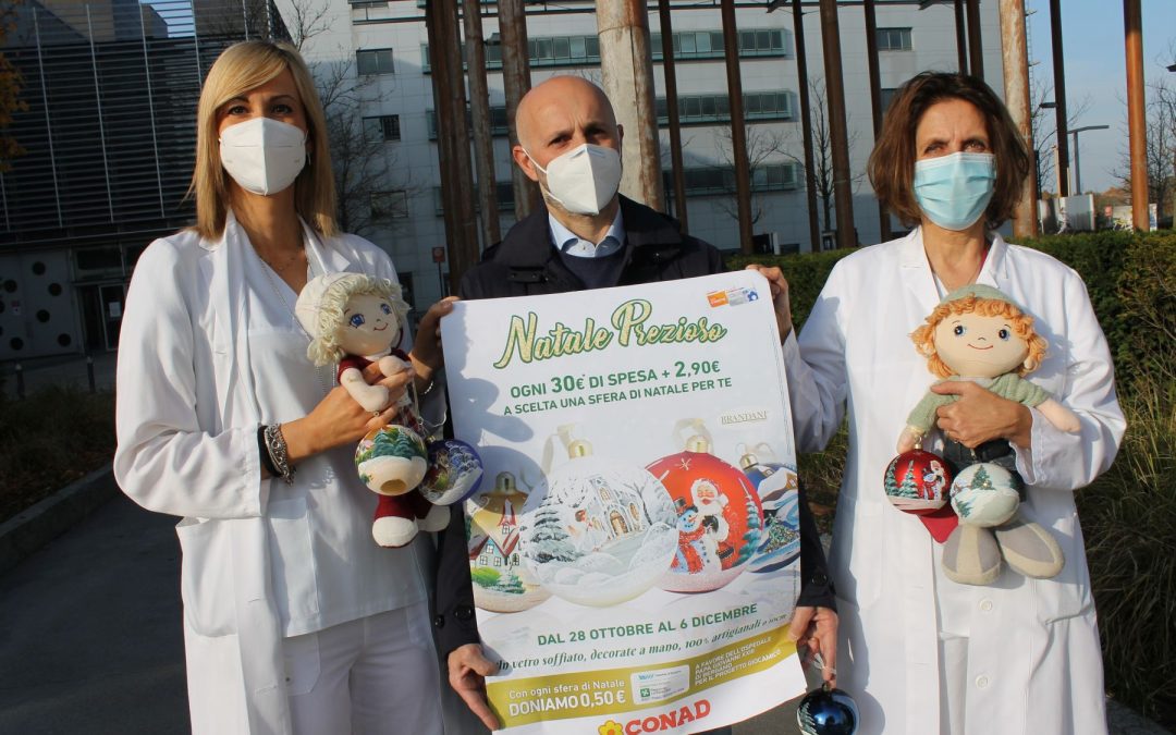 Conad a sostegno piccoli pazienti del Papa Giovanni XXIII di Bergamo