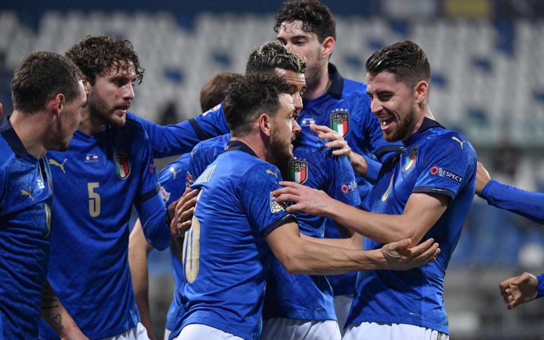 Jorginho-Berardi, l’Italia batte la Polonia 2-0 in Nations League