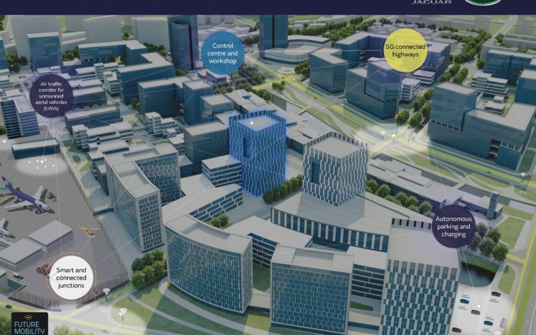 JLR sviluppa città intelligente per test veicoli guida autonoma