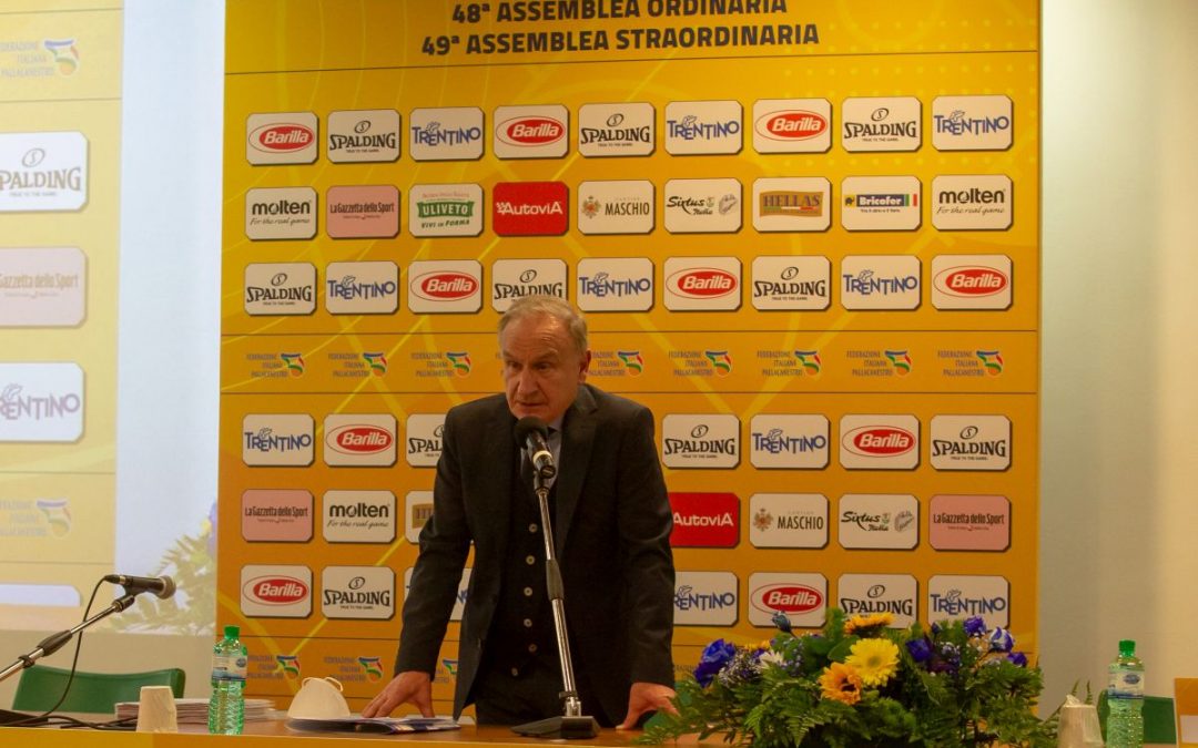 Petrucci confermato presidente Federbasket col 90% dei voti