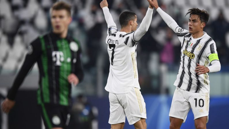 Ronaldo e Morata trascinano la Juve agli ottavi di Champions