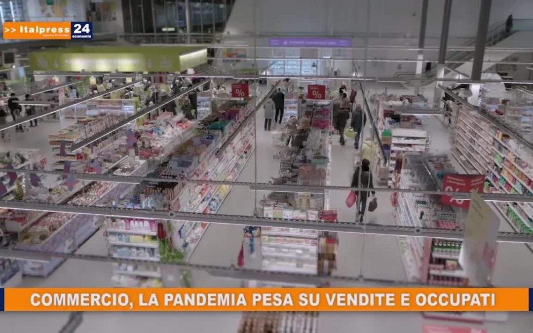 Commercio, la pandemia pesa su vendite e occupati