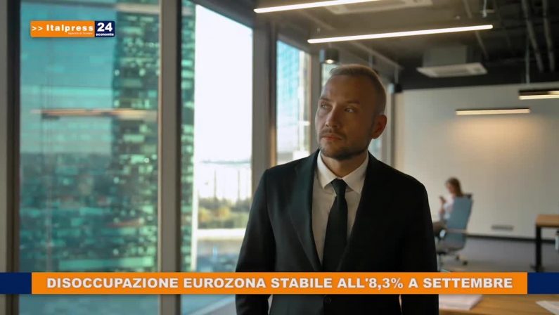 Disoccupazione eurozona stabile all’8,3% a settembre