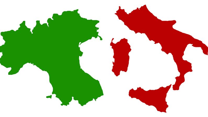 Italia divisa fra federalismo (Nord) e centralismo (Sud)