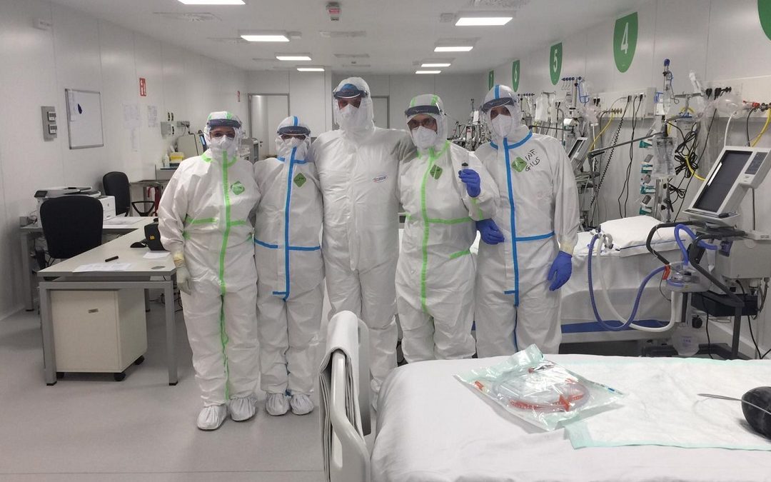 Personale medico dell’ospedale Fiera di Milano