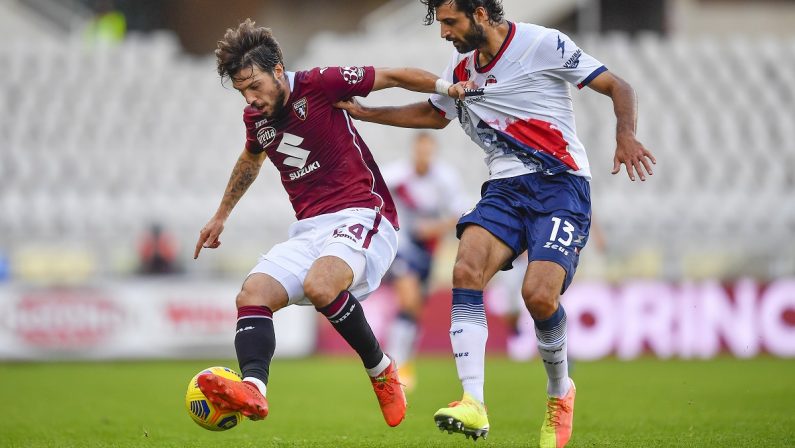 Serie A, buon pareggio del Crotone a Torino al termine di una gara con poche emozioni