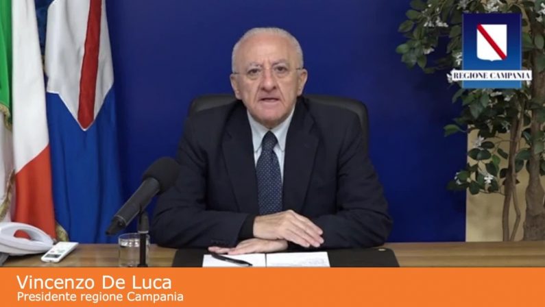 Coronavirus, De Luca “Ispettori in Campania una Cialtronata”