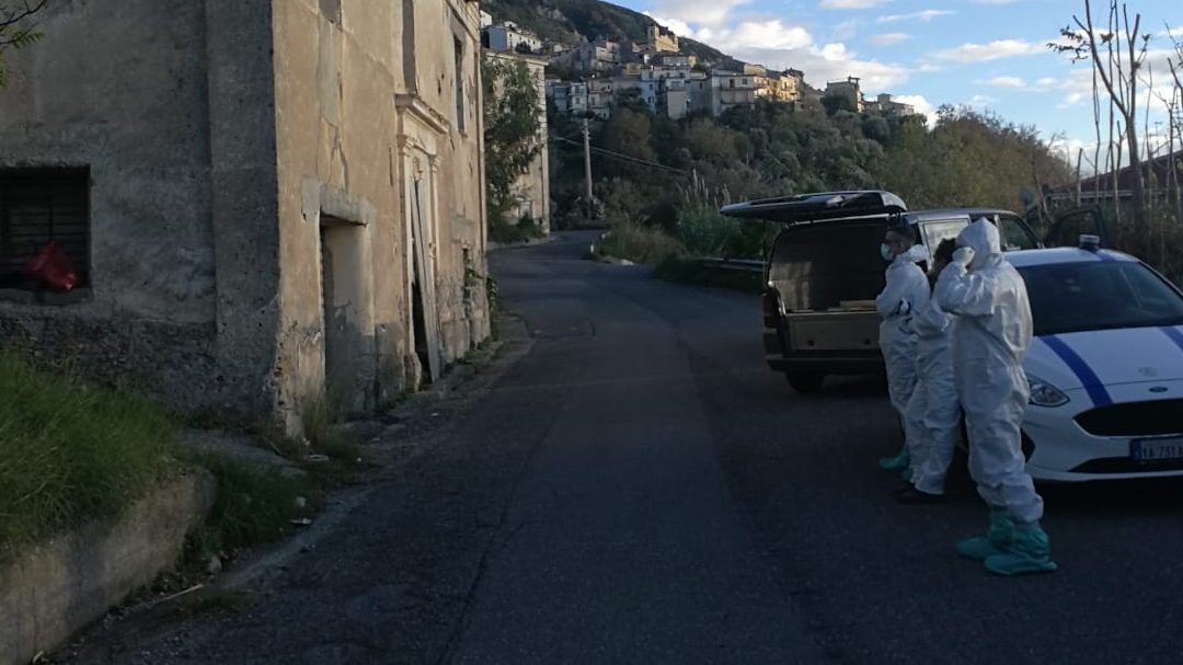 Il luogo del ritrovamento del cadavere