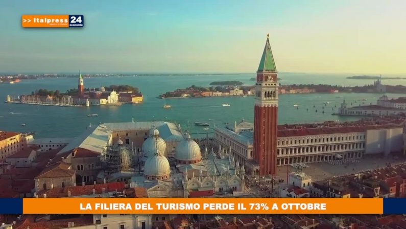 La filiera del turismo perde il 73% a ottobre