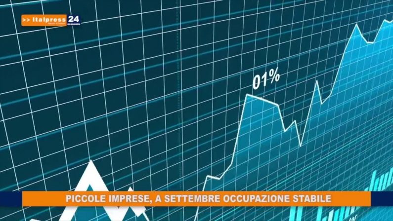 Piccole imprese, a settembre occupazione stabile