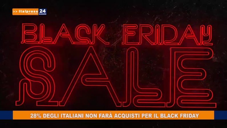 28% italiani non farà acquisti per il Black Friday