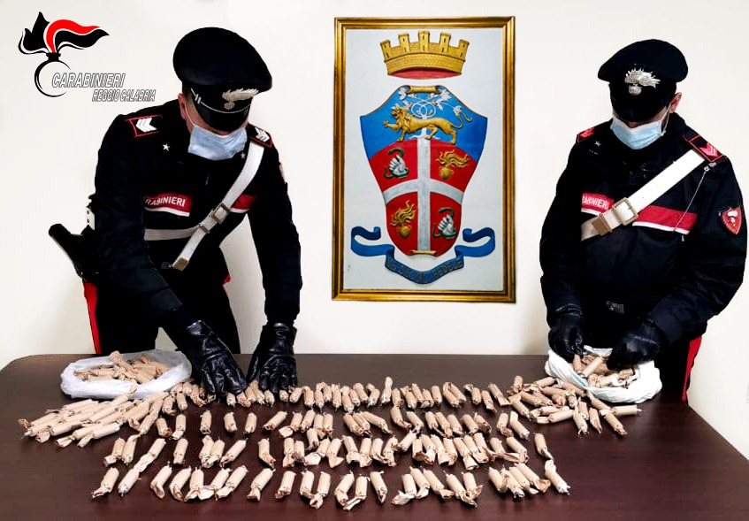I candelotti sequestrati