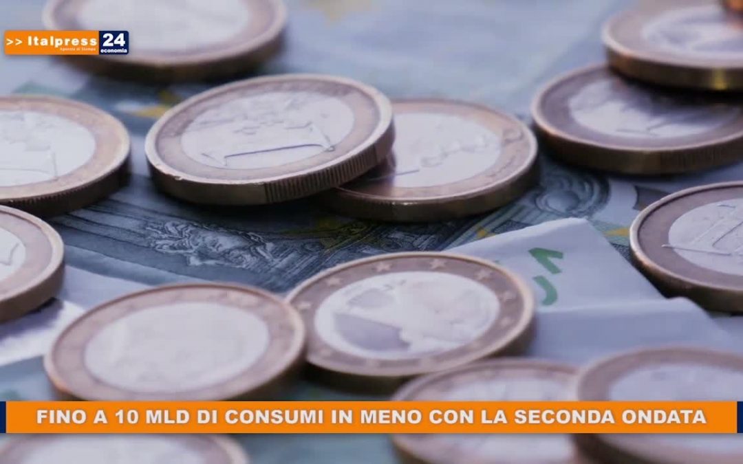 Fino a 10 mld di consumi in meno con la seconda ondata