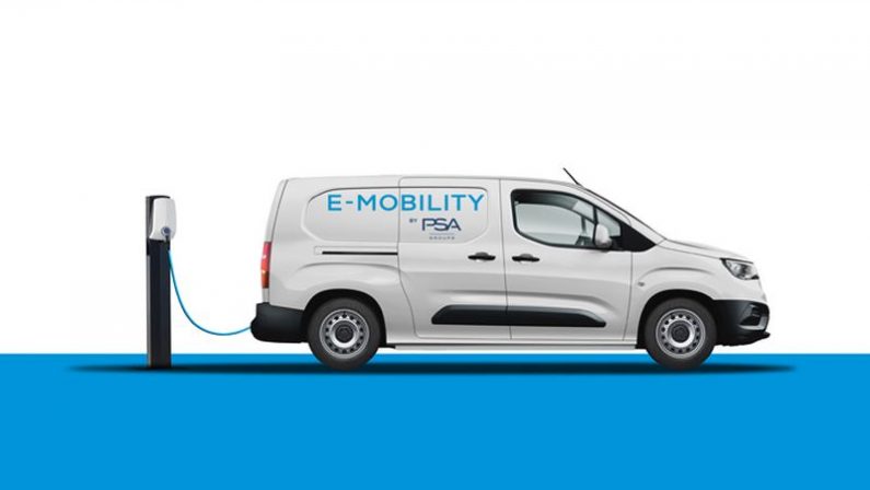 Gruppo Psa, versioni 100% elettriche compact van nel 2021