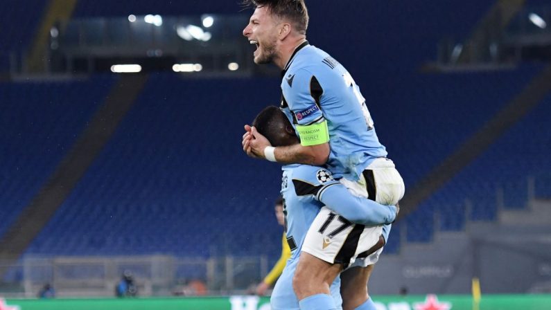 Immobile risponde a Guerrero, Borussia Dortmund-Lazio 1-1