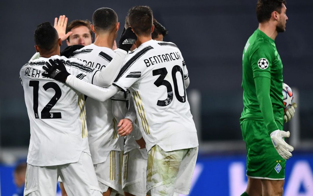 Tris Juve alla Dinamo Kiev, Chiesa-Ronaldo-Chiesa in gol