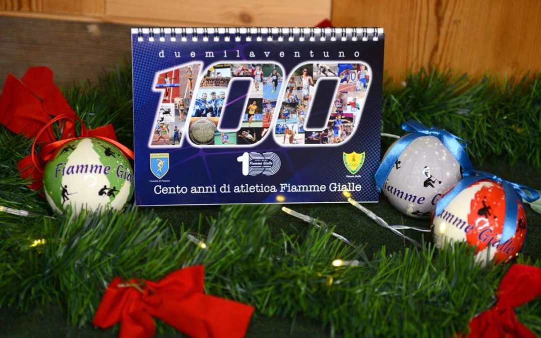Fiamme Gialle festeggiano 100 anni di atletica col calendario 2021