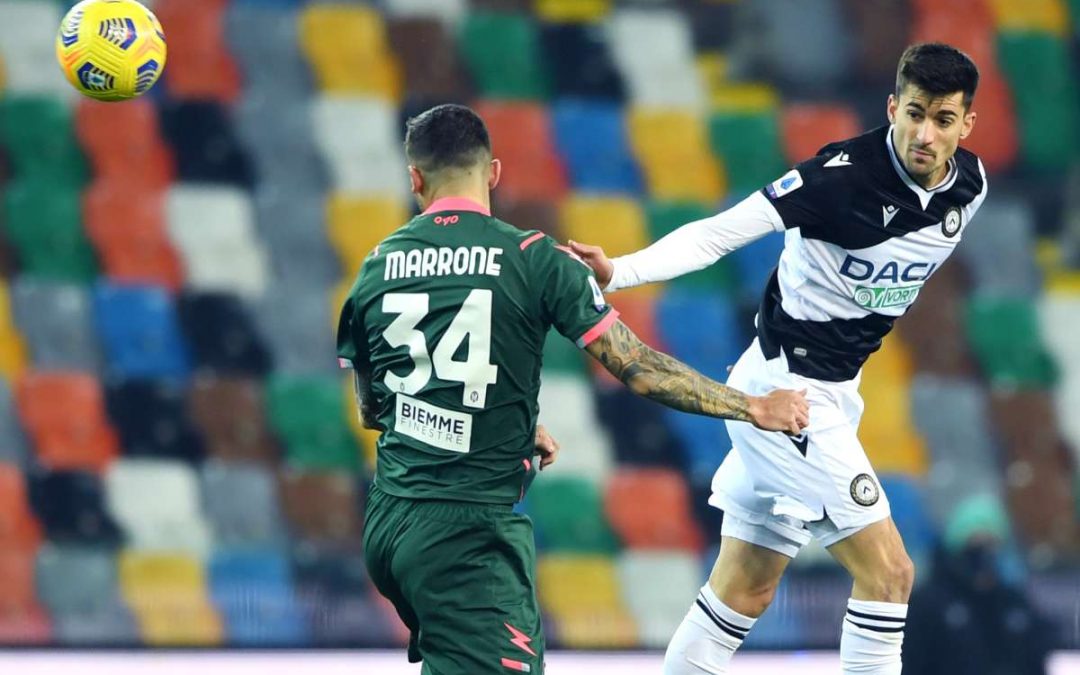 Pari a reti bianche fra Udinese e Crotone