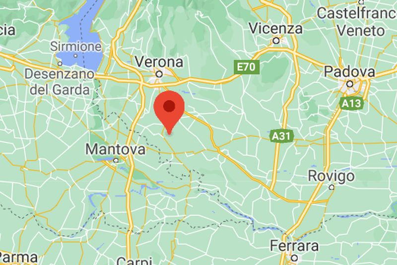 Scossa di magnitudo 4.4 vicino Verona