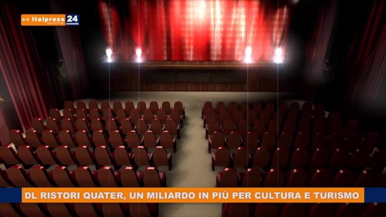 DL ristori quater, un miliardo in più per cultura e turismo