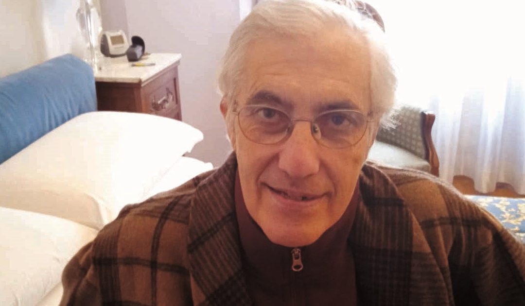 Lucio Aiello, ritornato a casa dopo più di un mese di ricovero in ospedale