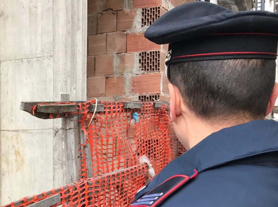 Controlli dei carabinieri sui luoghi di lavoro, denunciato imprenditore edile per lavoro nero