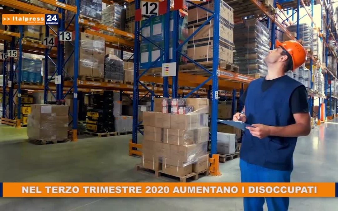 Nel terzo trimestre 2020 aumentano i disoccupati