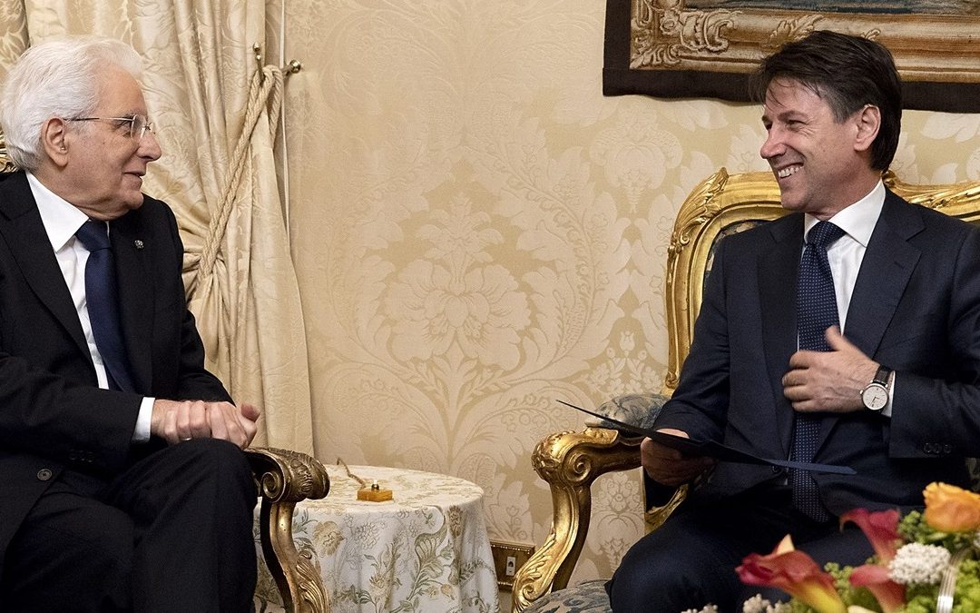 Sergio Mattarella e Giuseppe Conte