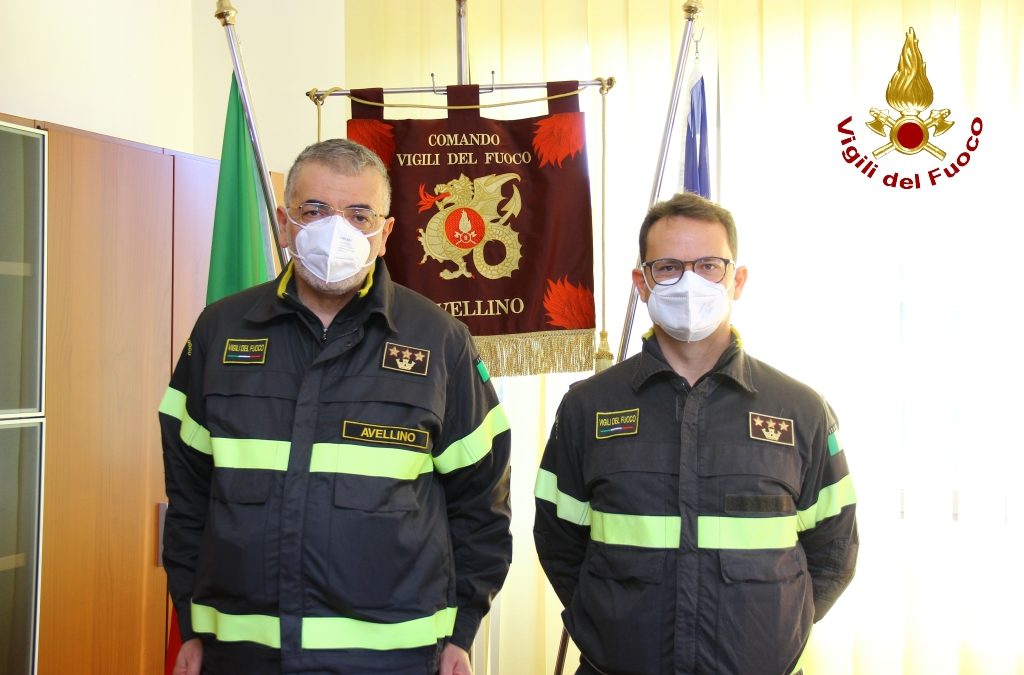 Cambio di guardia al Comando dei Vigili del fuoco di Avellino