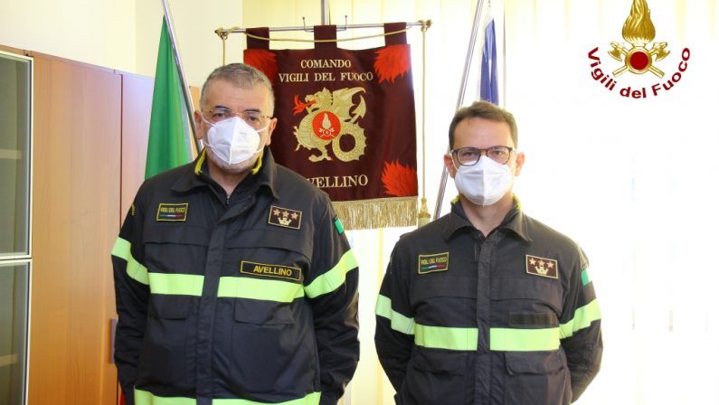 Cambio di guardia al Comando dei Vigili del fuoco di Avellino