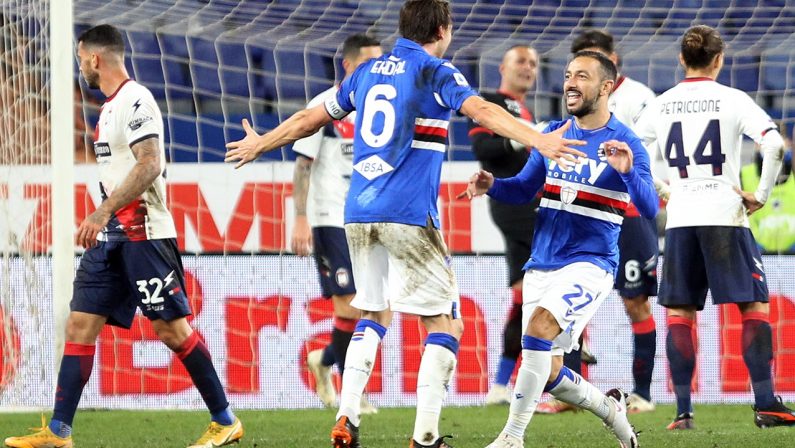 Serie A, la Samp batte un buon Crotone. Calabresi a segno con Simy