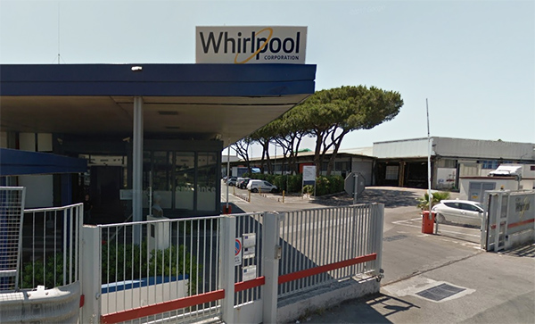 Whirlpool, ancora cassa integrazione mentre si cerca una soluzione