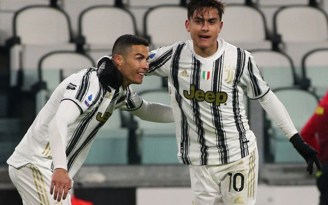Poker Juve all’Udinese, doppio Ronaldo e gol di Chiesa e Dybala