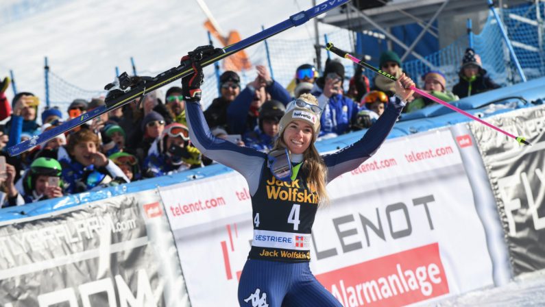 Bassino seconda nel SuperG di St. Anton, trionfa la svizzera Gut